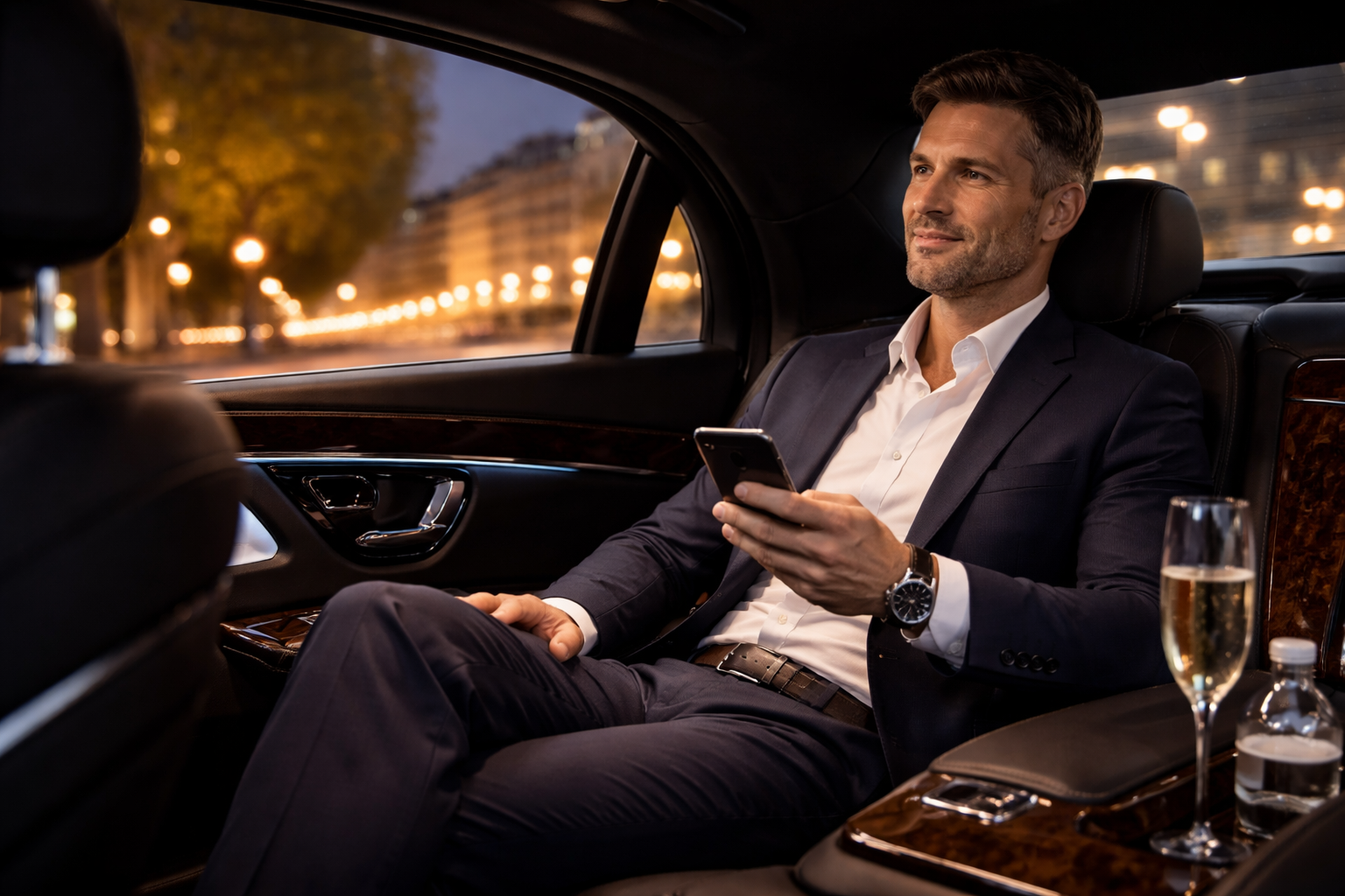 chauffeur privé luxe Paris