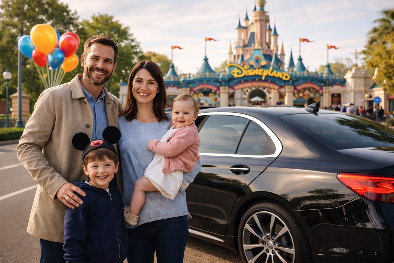 VTC famille Disneyland Paris siège bébé